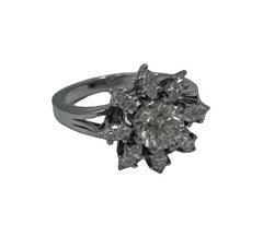 Flower Engagement Ring