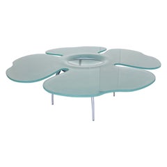 Table basse en verre Flower par Glas Italia, Italie, années 1990