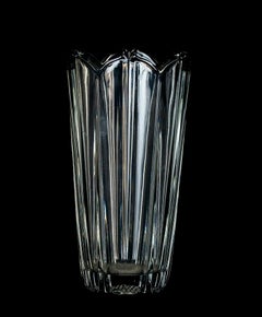 Murano Glass Flower Vase, Italian Manufacture, Modern Design, 1970s