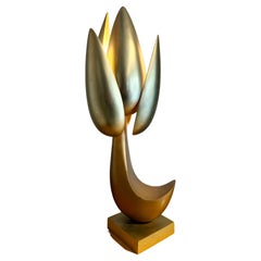 Vintage Flower lamp by Michel Armand