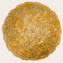 Flower Light Fixture or Flush Mount in the style of Barovier, 1990s
