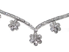 4 Carat Diamond Tennis Link Necklace