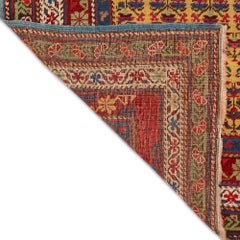 Flower Motif Seychour Caucasian Runner