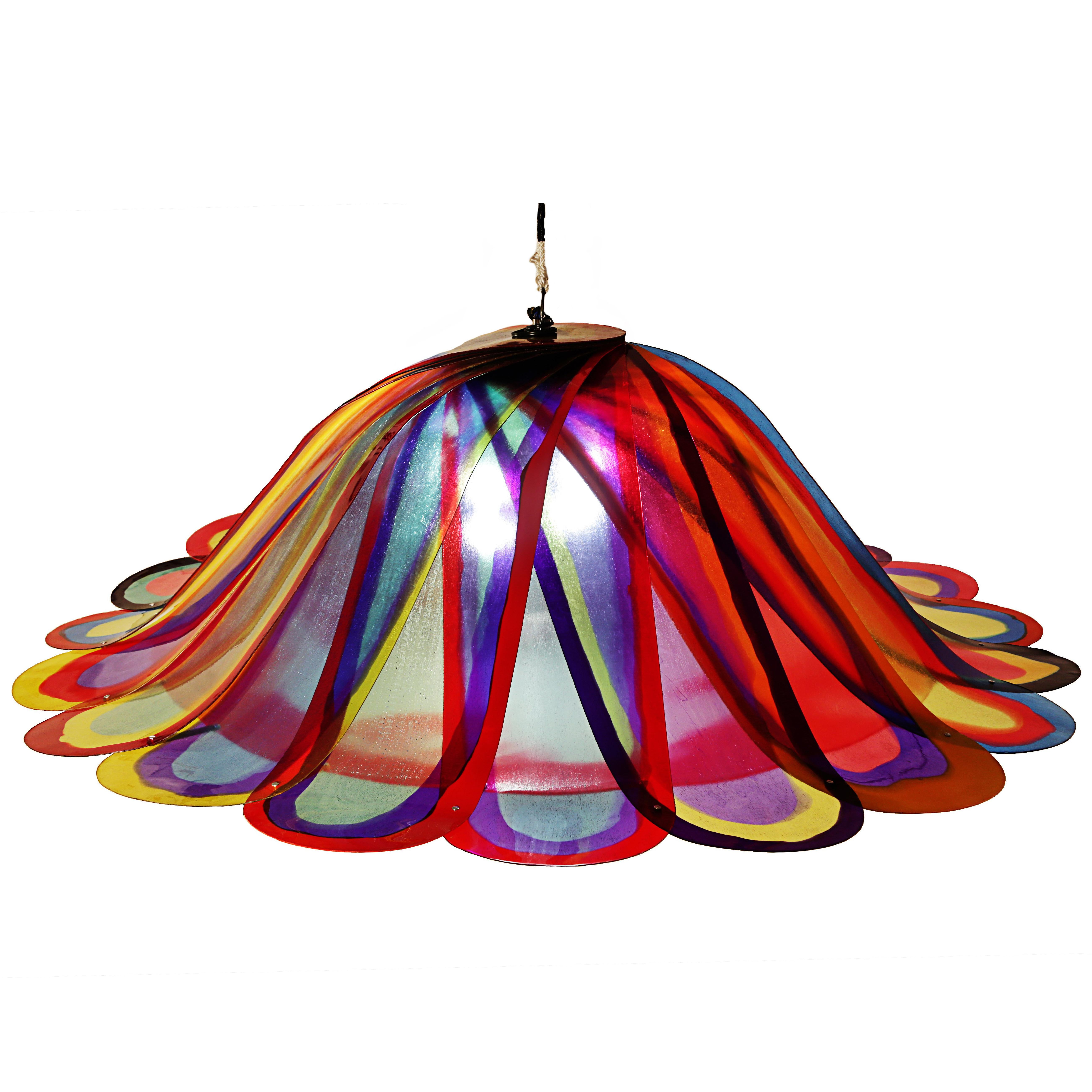 Flower Multi-Color Chandelier by Gaetano Pesce For Sale