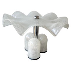Flower Murano Glass Lamp by Mazzega, Italy, 1970s