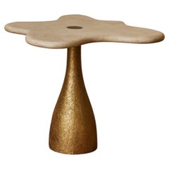 "Flower" Pedestal in Rock Crystal by Studio Glustin