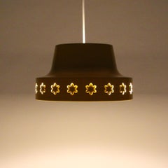 Flower Pendant, Large Yellow Lamp by Svend Aage Holm Sorensen for Lyfa in 1972