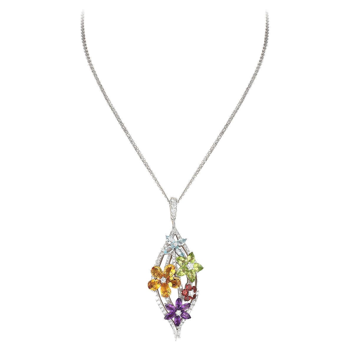 Collar Colgante Flor
