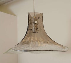 Three Leaf Petal Chandelier by Carlo Nason for Mazzega ( 3 Available )