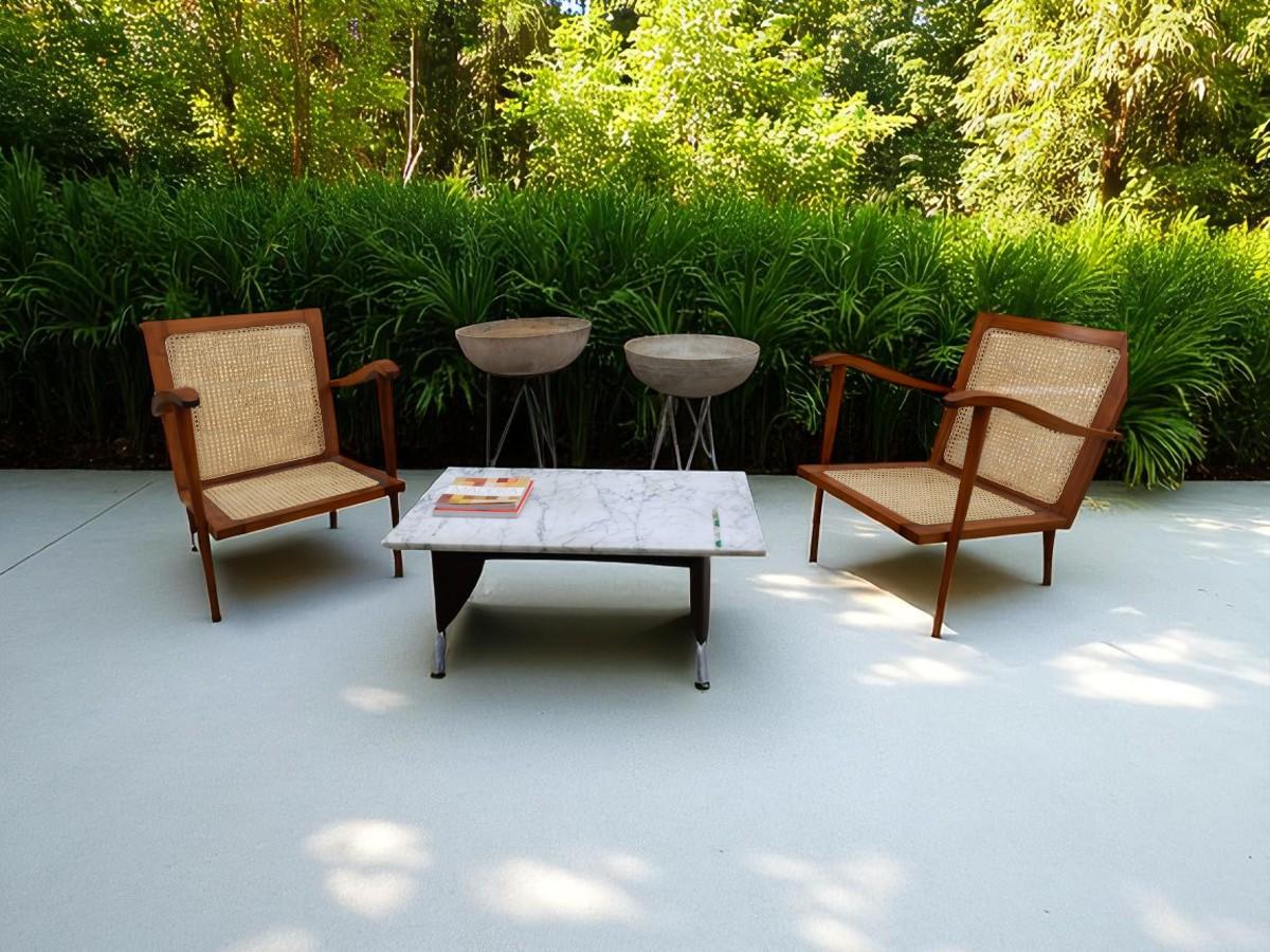 Fer Jardinière en fibre de verre et ciment, Willy Guhl pour Eternit, c.C. années 1960 en vente
