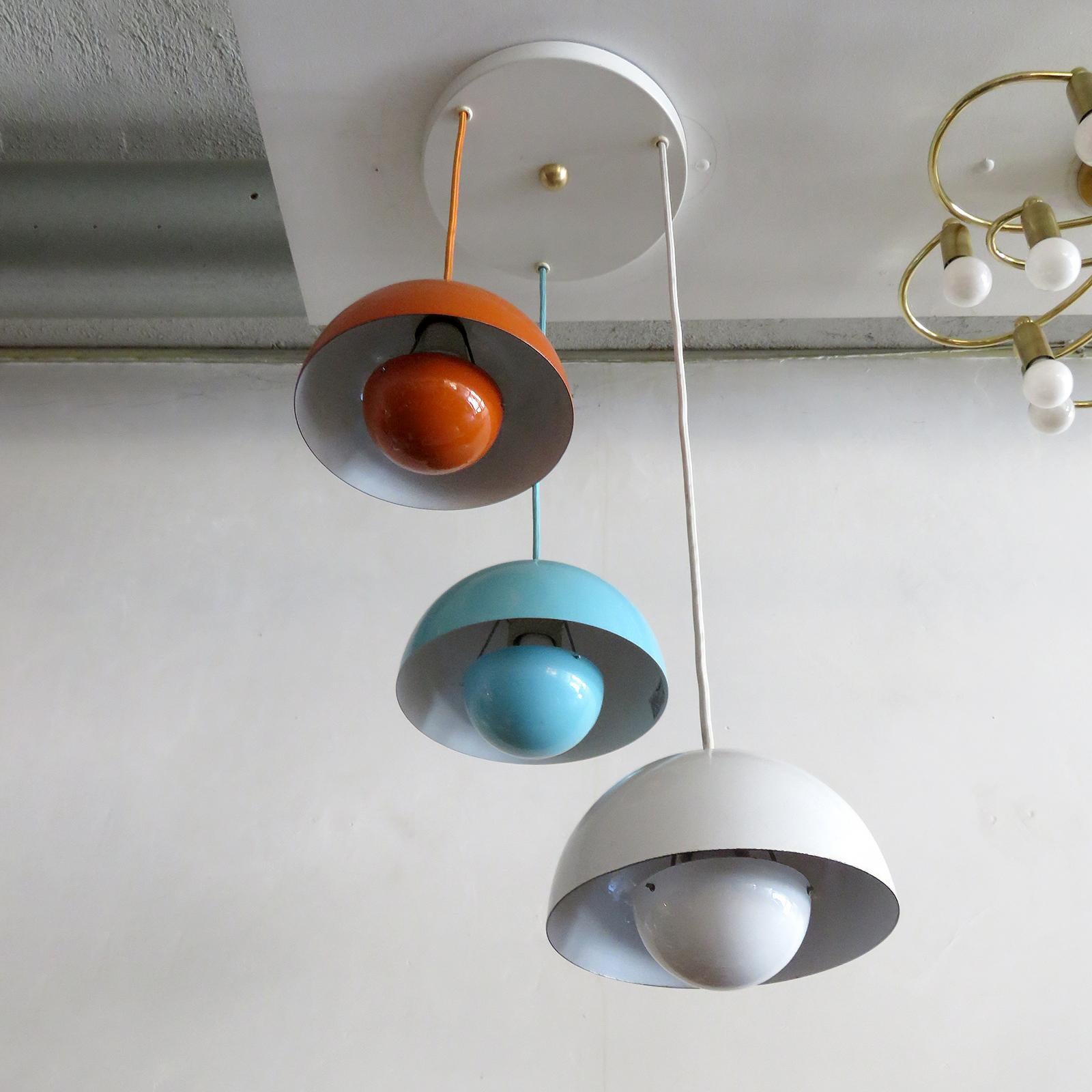 Danish Flower Pots by Verner Panton for Louis Poulsen, 1970 For Sale