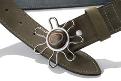 Flower Power Belt Buckle