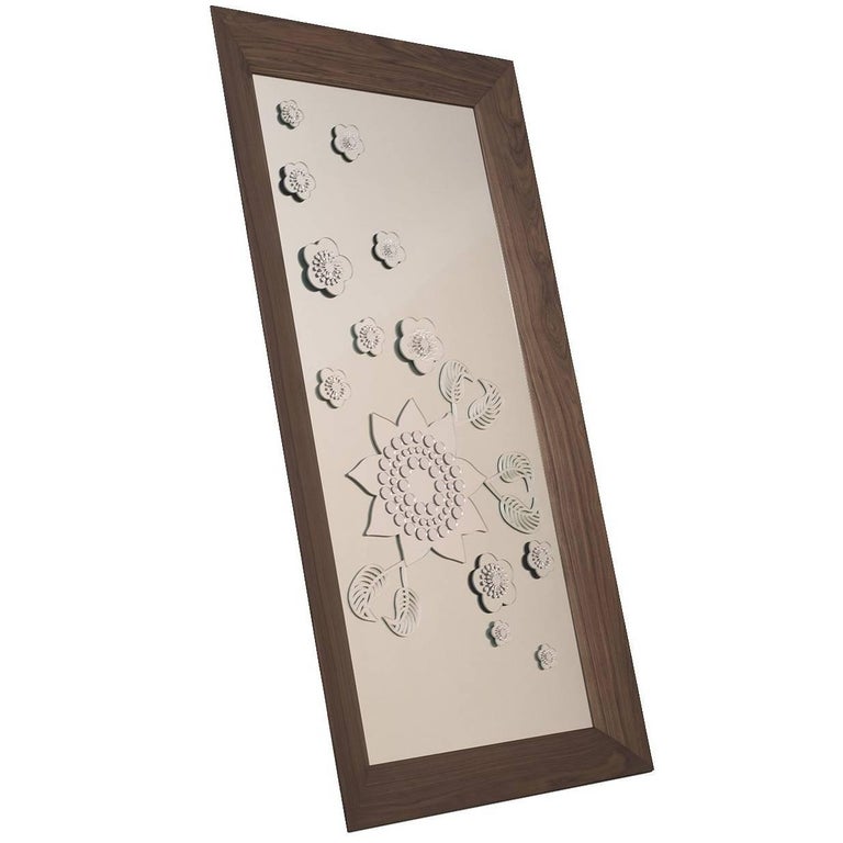 Flower Power Floor Mirror For Sale at 1stDibs