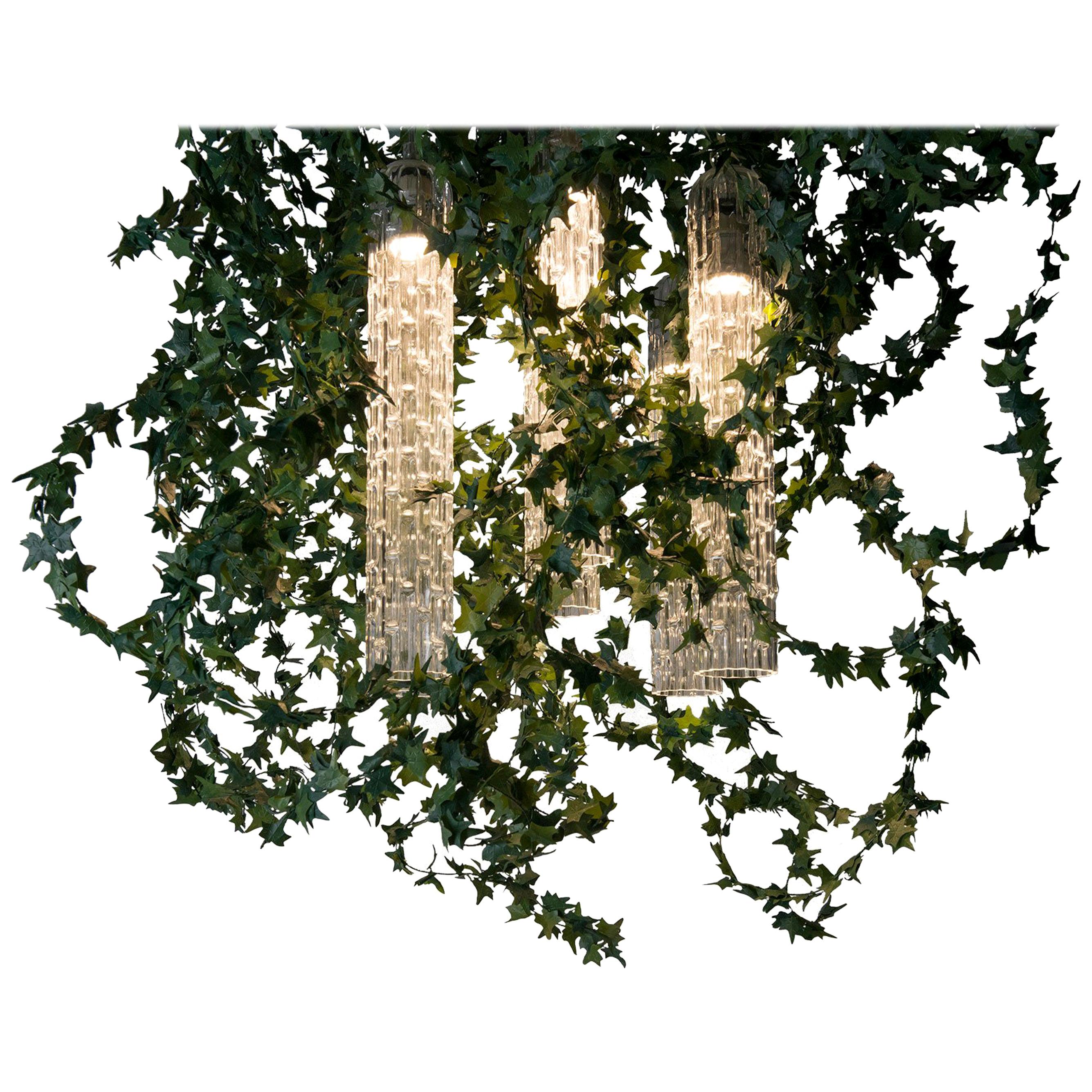 Flower Power Ivy Garland Chandelier, Italy For Sale