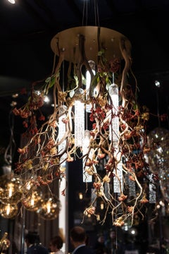 Flower Power Manzanita-Kronleuchter mit Blumenmotiv, Italien