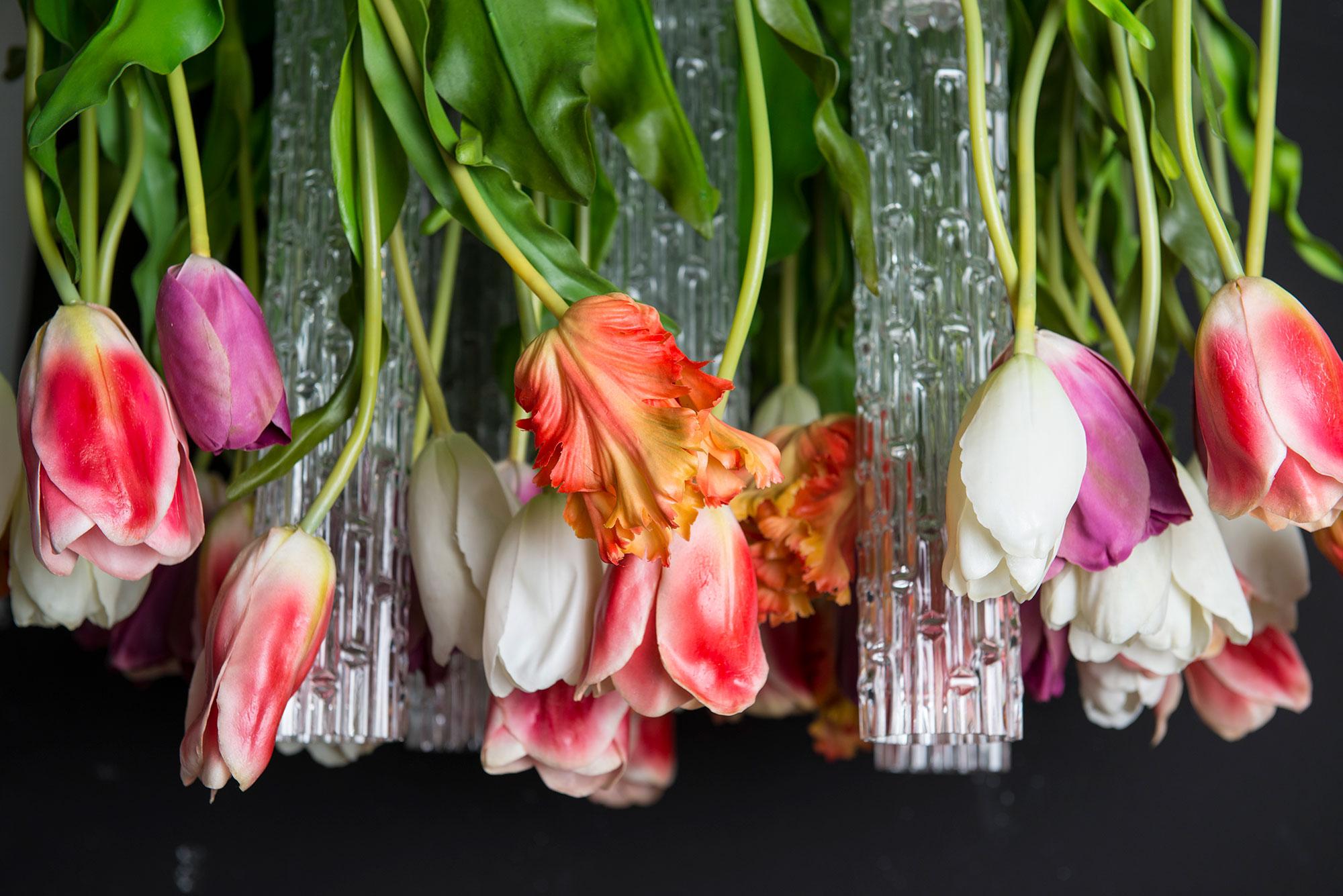 tulip flower chandelier