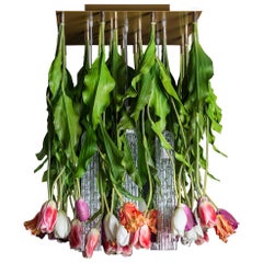 Lampadario Flower Power Tulip, cm h 80 65x65, Italia
