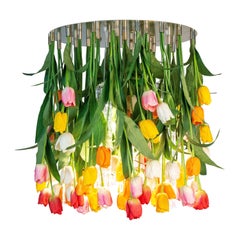 Flower Power Tulip Maxi Lampadario rotondo, Italia
