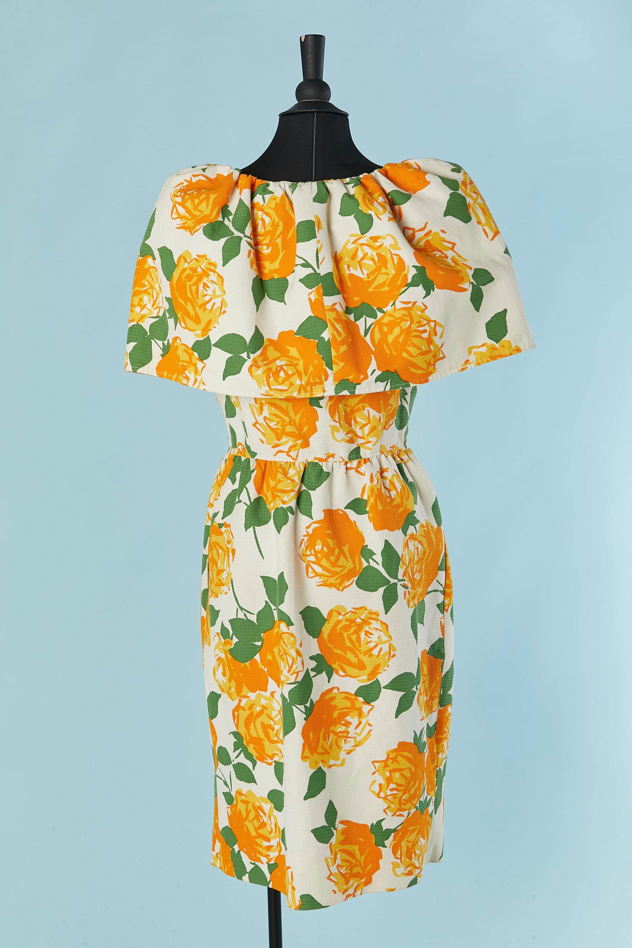 Flower print dress OSCAR DE LA RENTA For Sale 1