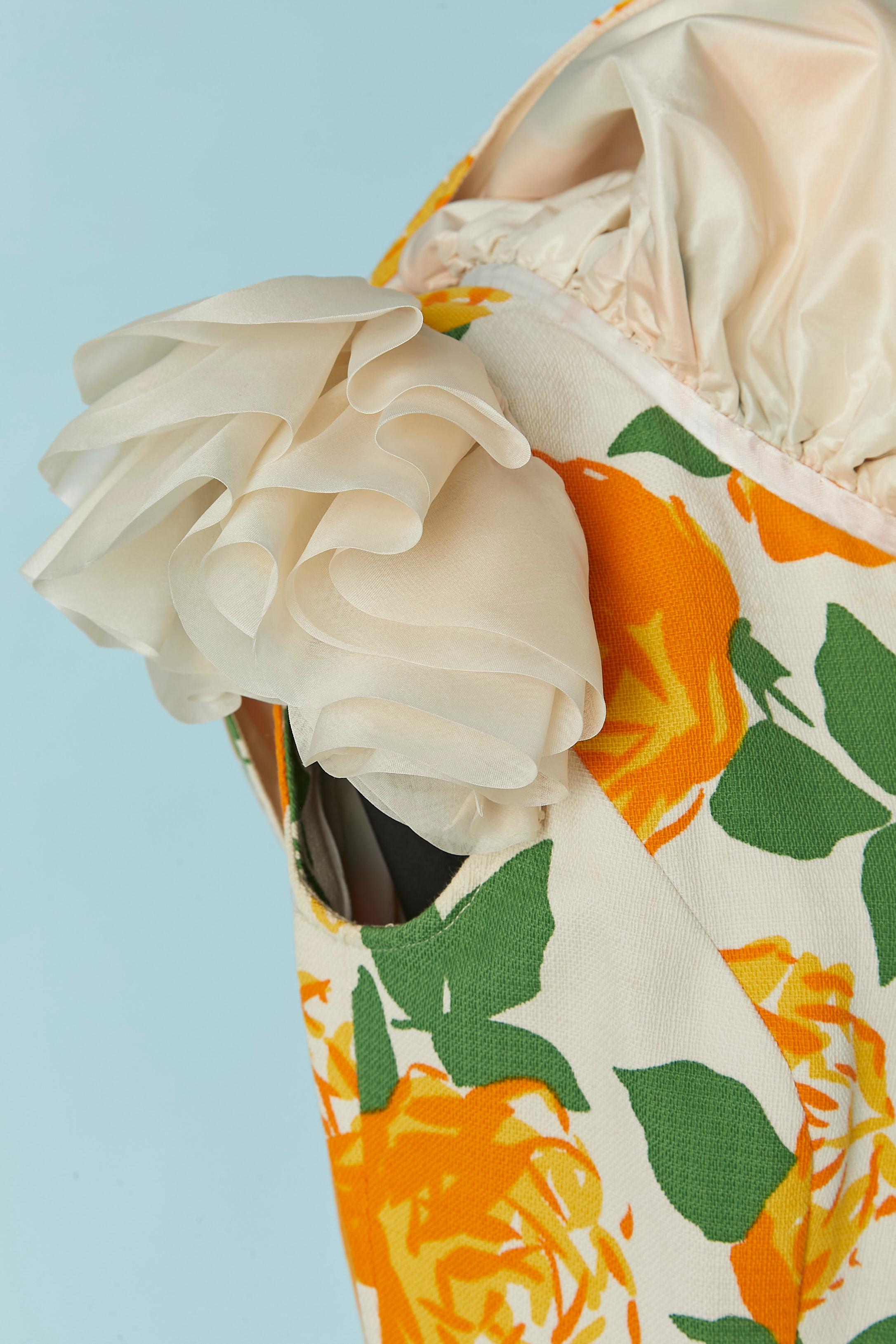 Flower print dress OSCAR DE LA RENTA For Sale 2