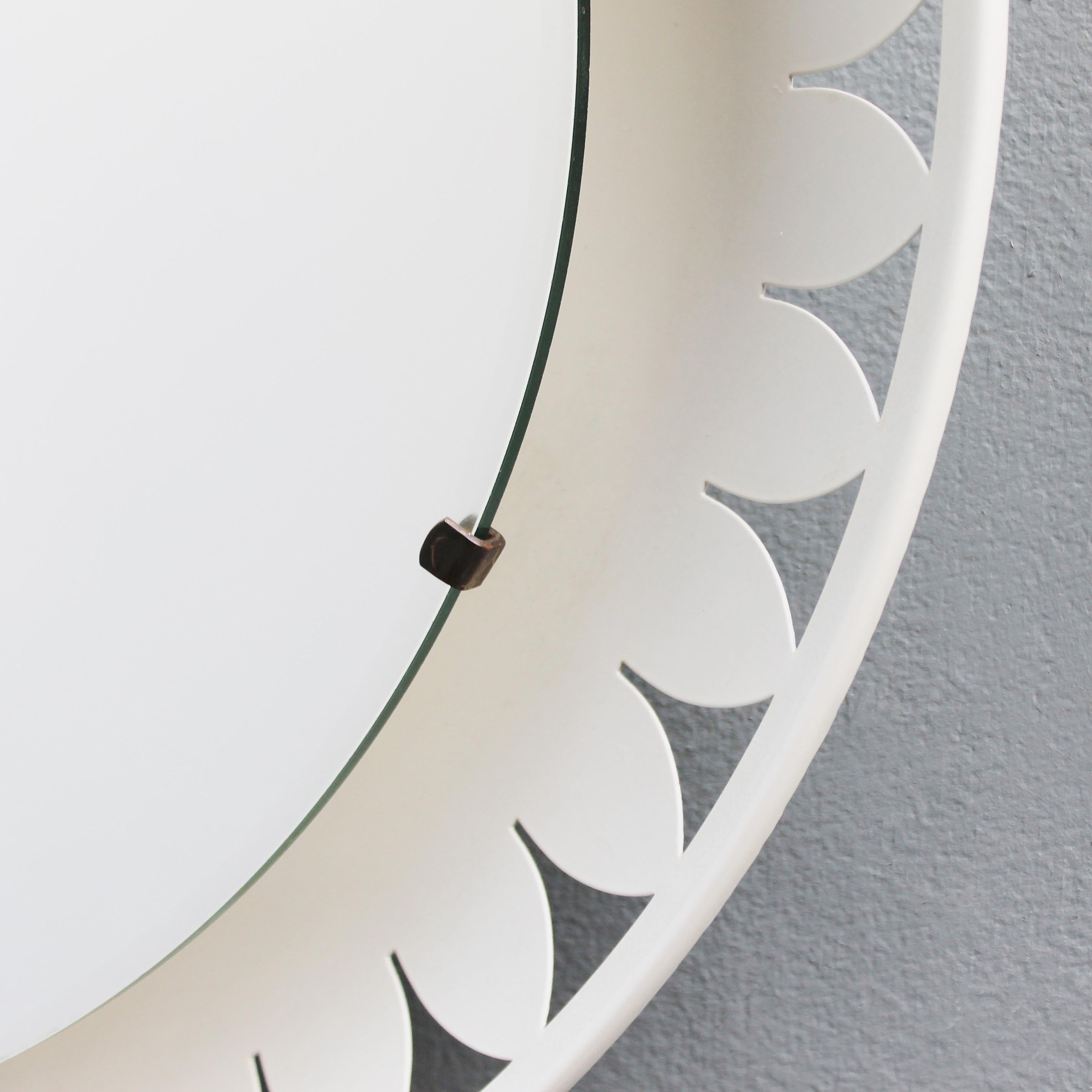 Flower-Shaped Illuminated Mirror by Ernest Igl for Hillebrand For Sale 3