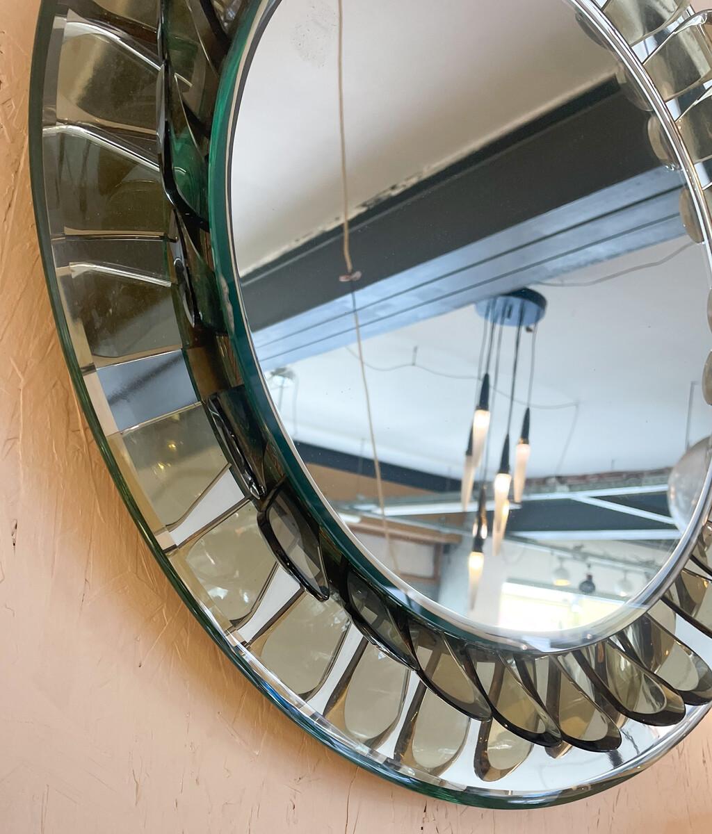 Mid-Century Modern Flower Shaped Mirror by Max Ingrand for Fontana Arte, Italy, 1960S For Sale