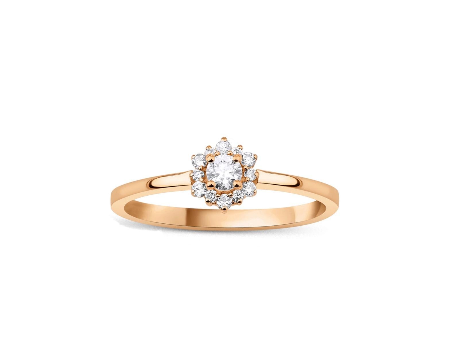 Flower Shaped Moissanite Engagement Ring 925 Sterling Silver Aniversary Gift. In New Condition For Sale In Chicago, IL
