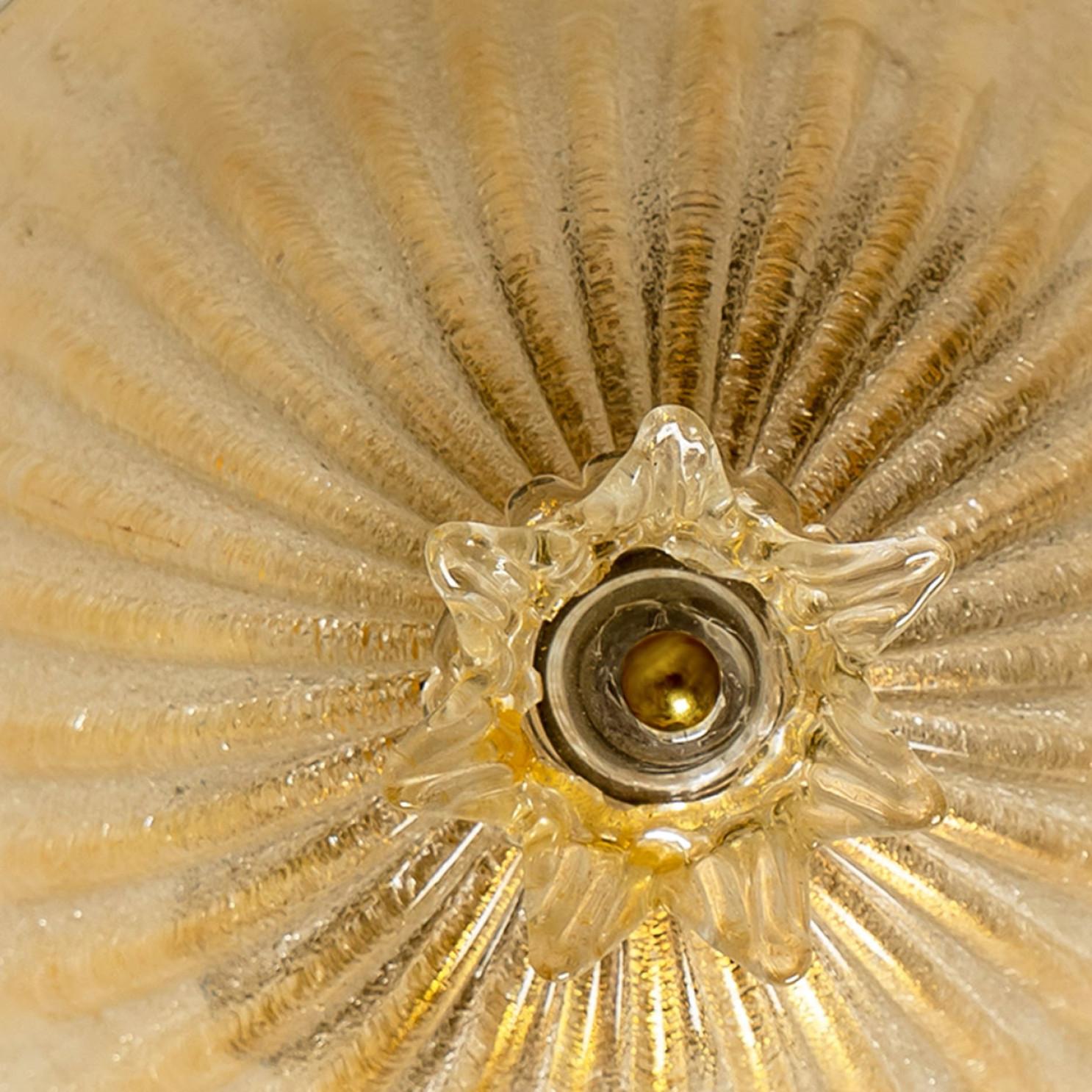 Fontana in vetro di Murano a forma di fiore di Barovier & Toso, Italia in vendita 2