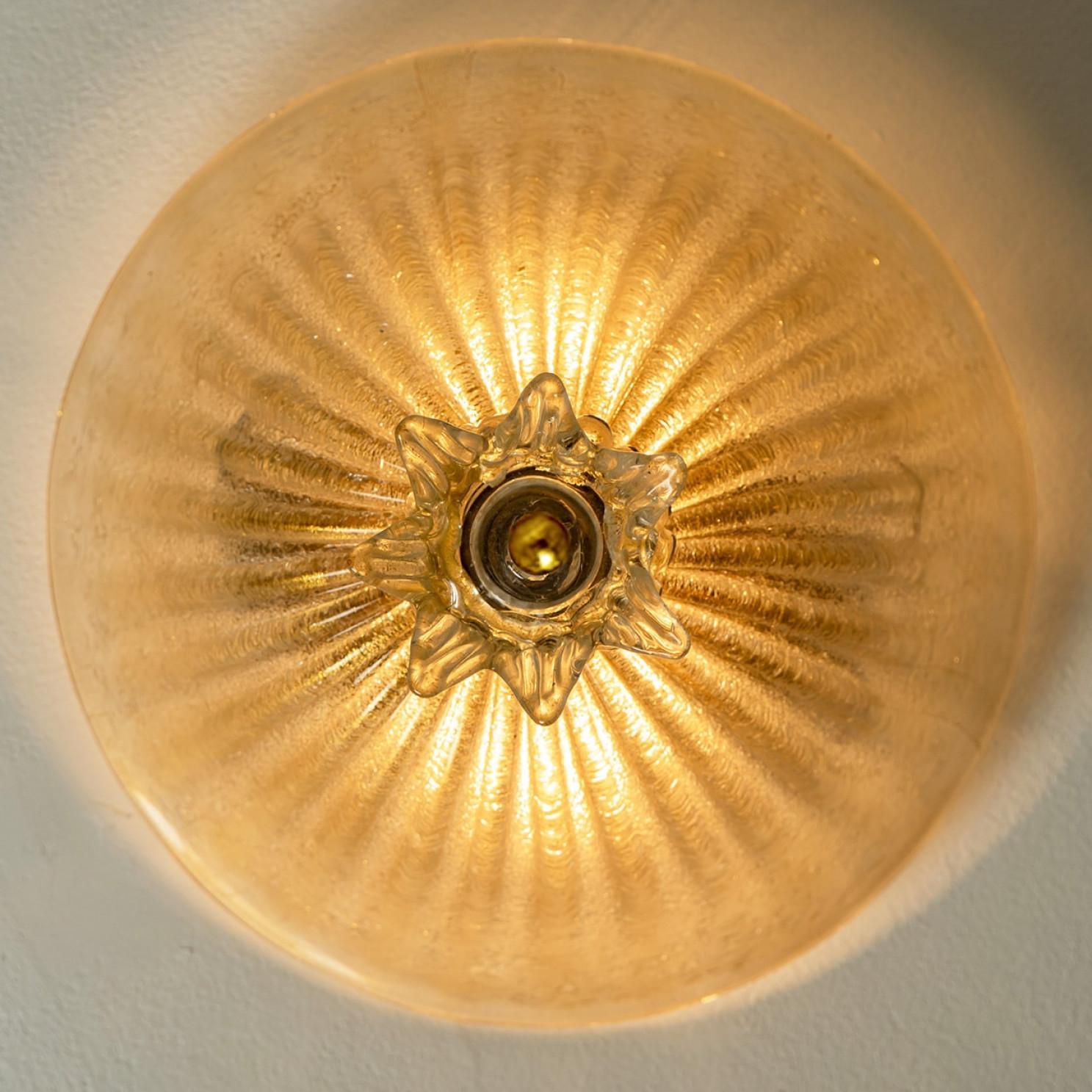 Fontana in vetro di Murano a forma di fiore di Barovier & Toso, Italia in vendita 3