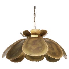 Flower-Shaped Pendant Light by Svend Aage Holm Sorensen, 1960s, Denmark
