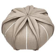 Flower Shaped Pouf - Eucharis Camel Big