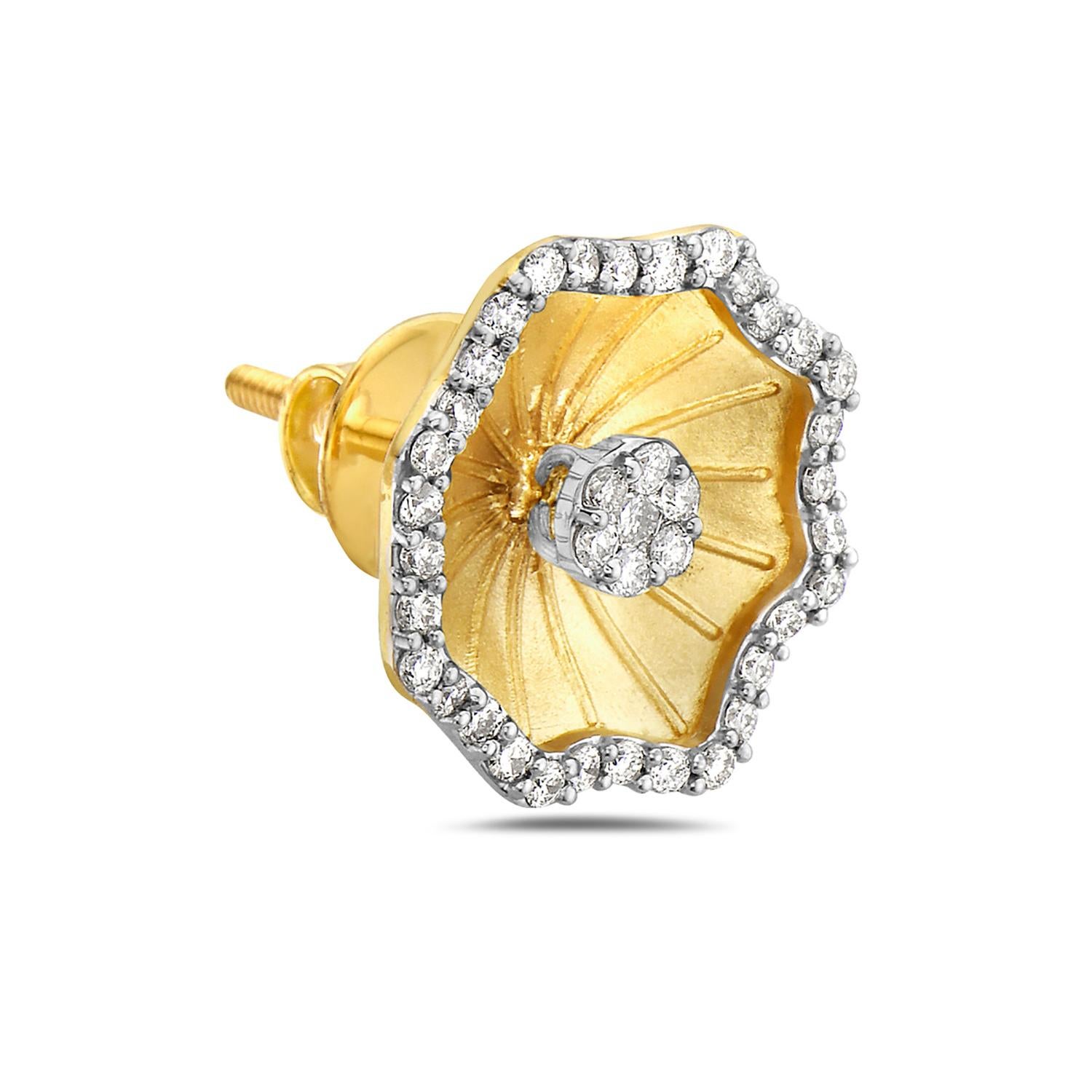 yellow bon bon earrings