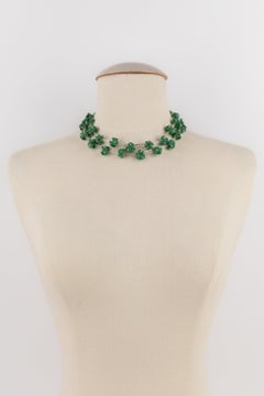 Flower Short Two-row Necklace, 1960s