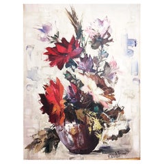 Flower Still Life Oil Painting by Cyrus Afsary Flower Still Life Oil Painting by Cyrus Afsary