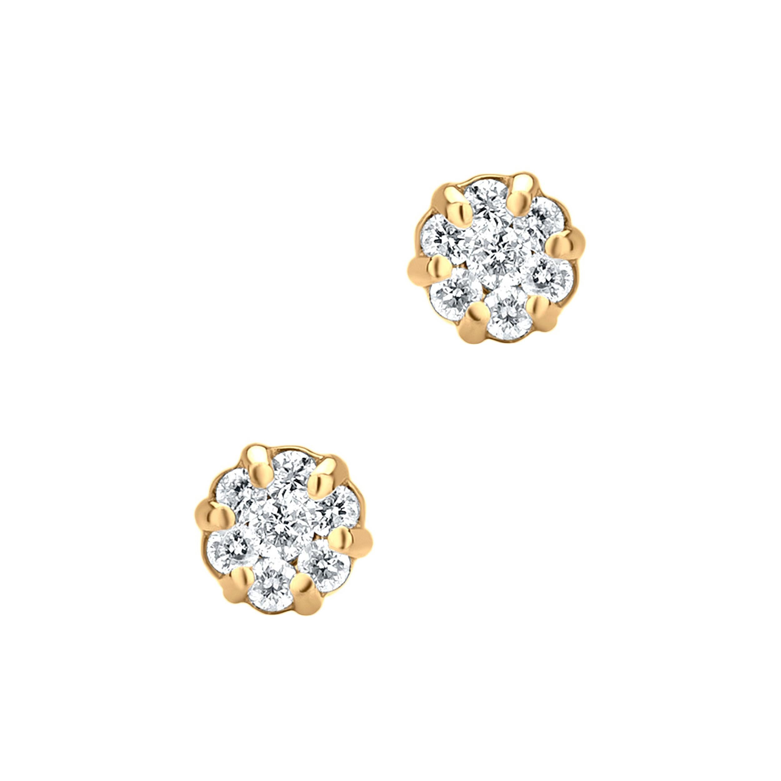 Luca Gold Charm Earrings main image 1