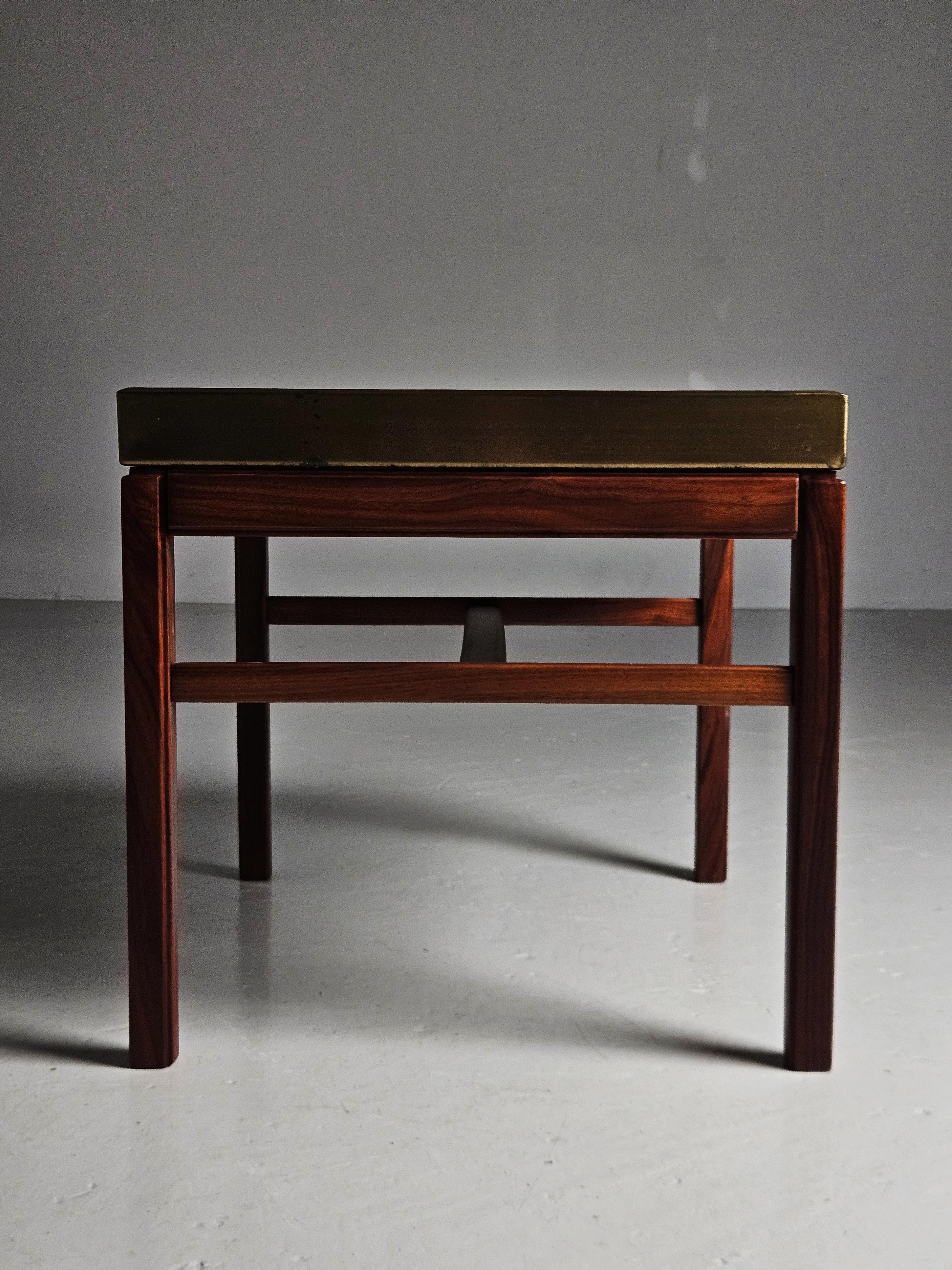 Blumentisch 'Casino' von Sven Engström und Gunnar Myrstrand, Schweden, 1960er Jahre (Messing) im Angebot