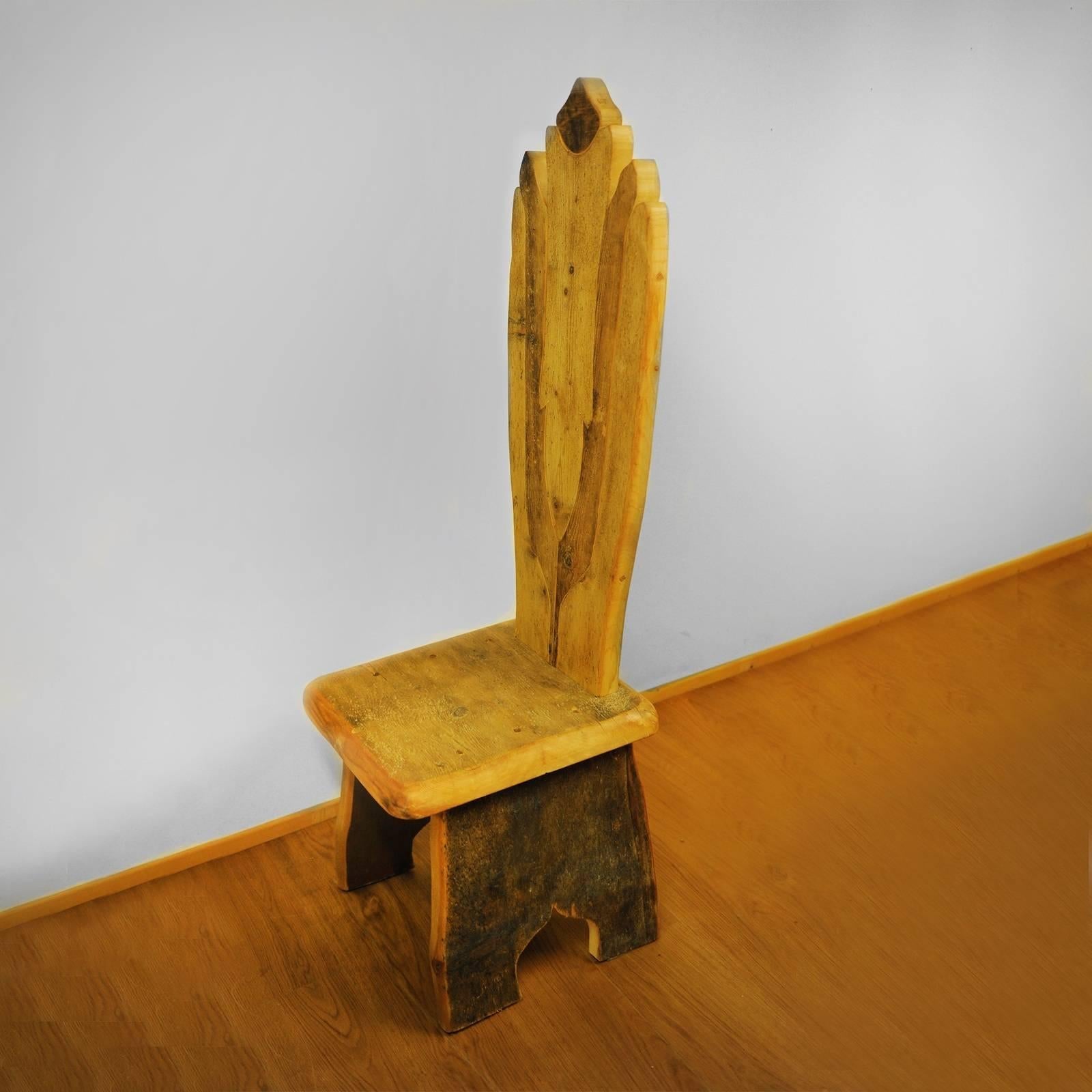 Italian Flower Throne Chair