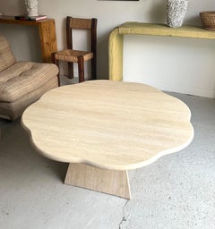 Flower Travertine Coffee Table