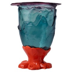 Flower Vase - Fish Design by Gaetano Pesce - Clear Fuchsia, Emerald, Orange