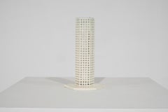 Flower Vase Skyscraper by Josef Hoffmann for Bieffeplast, Italy 1980s.