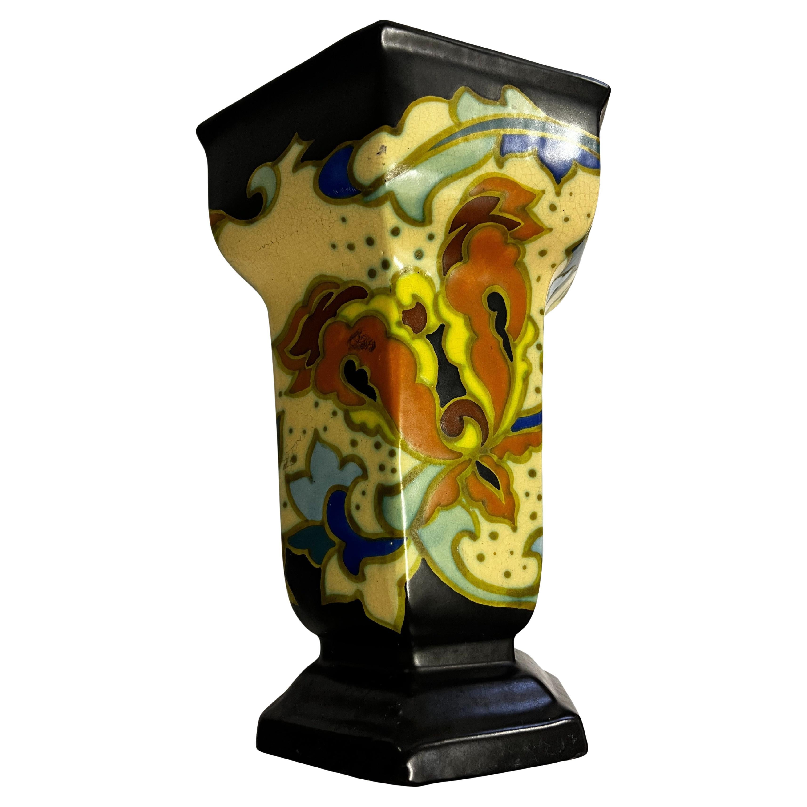 Vaso da fiori, stile Maison Charles Catteau, anni '40, design di metà secolo, Belgio in vendita