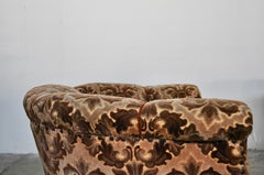 Flowered Velvet Sofa Set, Italy 1890