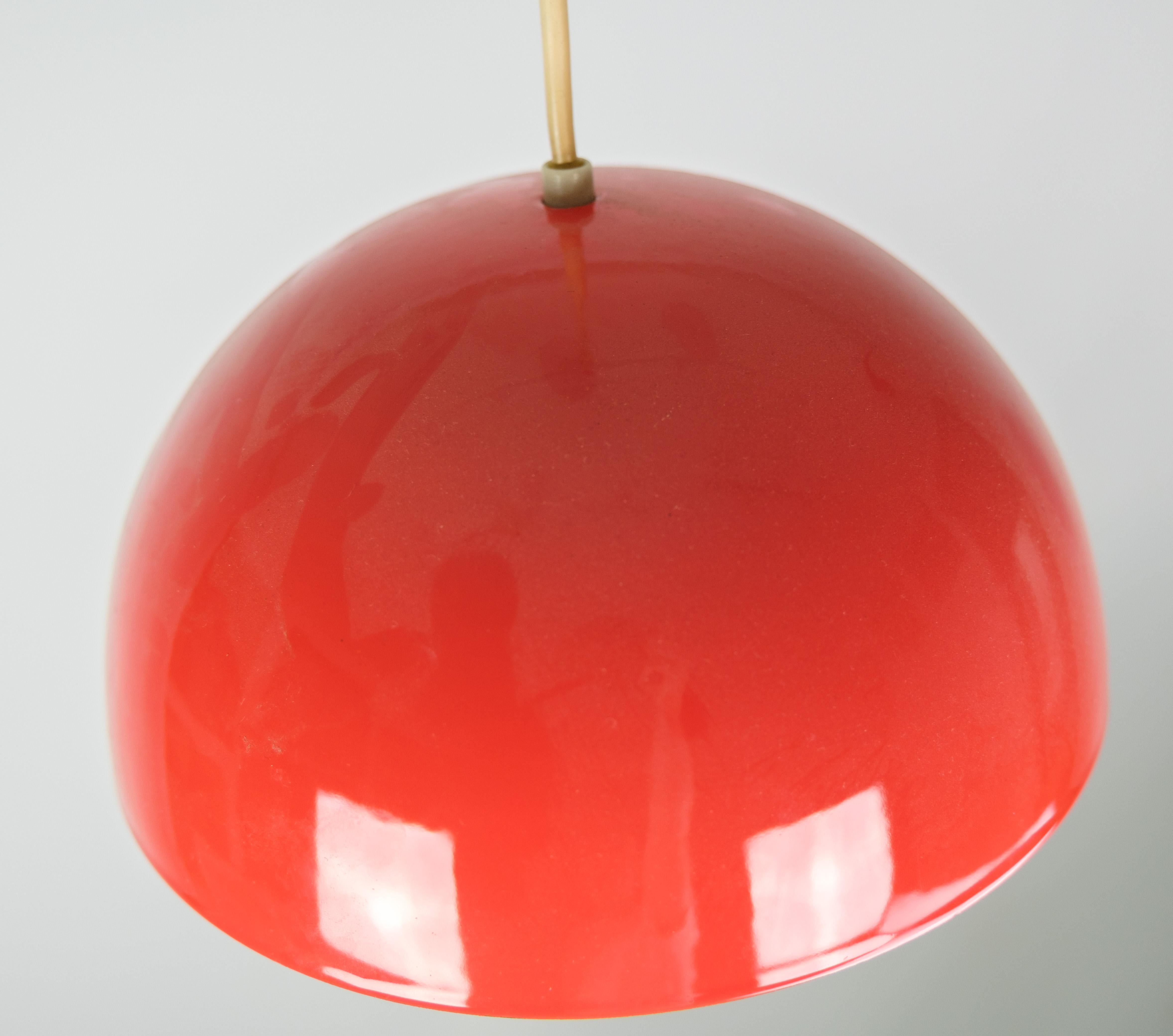 Late 20th Century Flowerpot Ceiling Lamp Model VP1 Made By Verner Panton VP1 From 1970s For Sale