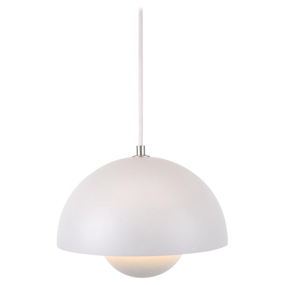 Lampada a vaso di fiori modello VP1 in grigio di Verner Panton per &Tradition del 1968