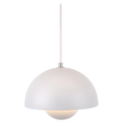 Flowerpot Lamp Model VP1 In Grey By Verner Panton For &Tradition From 1968s