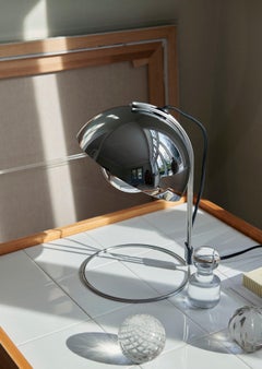 Flowerpot VP4, Chrome-Plated , Table Lamp by Verner Panton for &Tradition