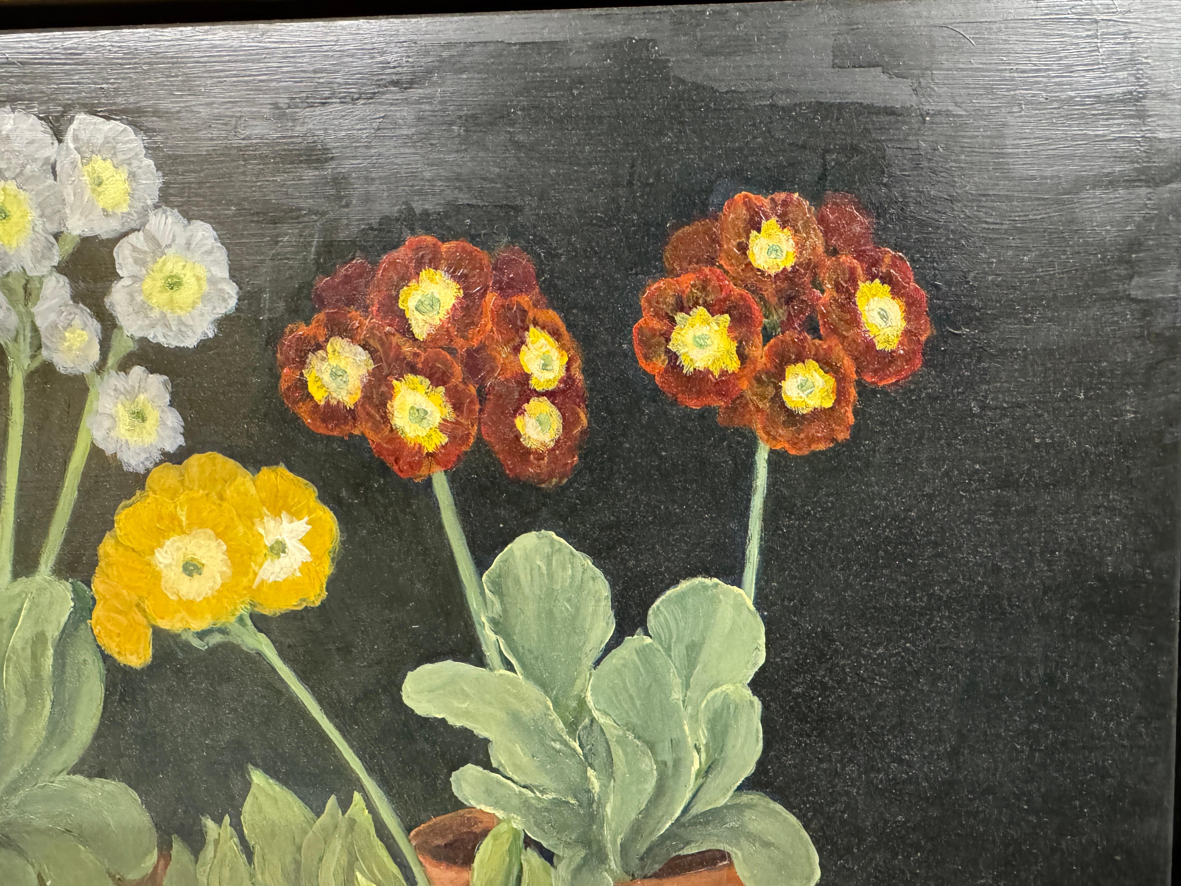 'Flowerpots' by Annamaria Succi Edelstein (1935 -2024) In Good Condition For Sale In Basildon, GB