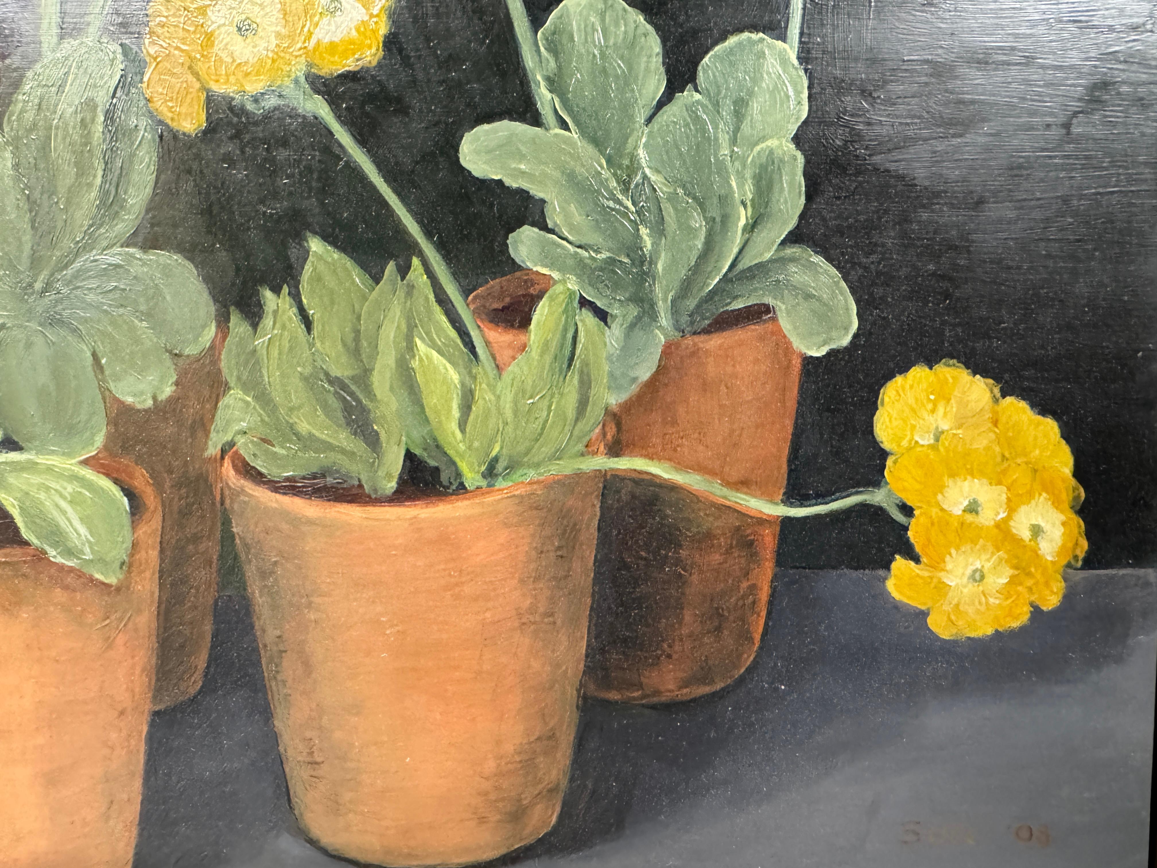 Contemporary 'Flowerpots' by Annamaria Succi Edelstein (1935 -2024) For Sale