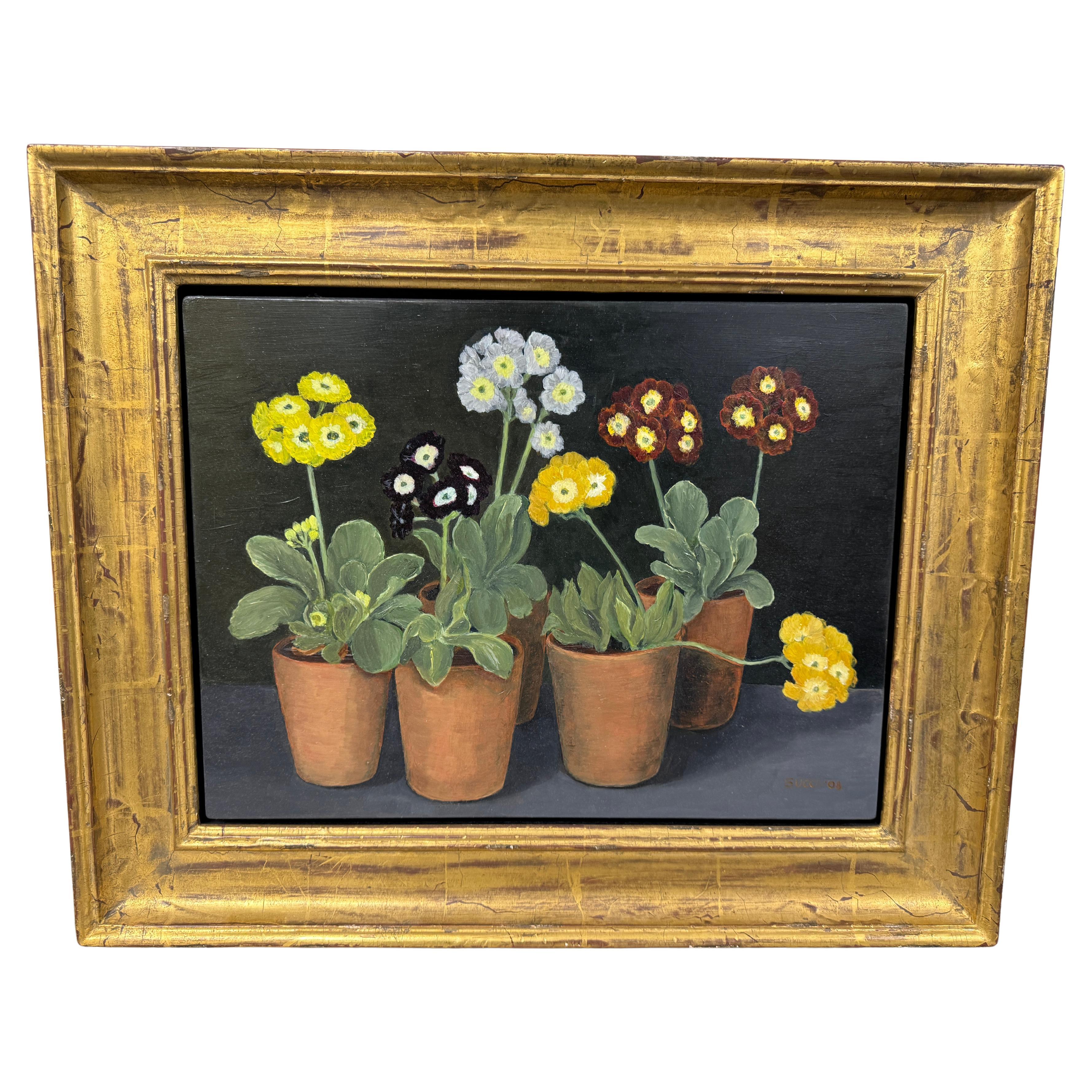 'Flowerpots' by Annamaria Succi Edelstein (1935 -2024) For Sale