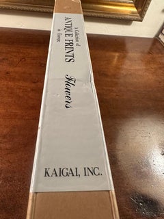 "Flowers"  A Collection of Antique Prints in Europe, Kaigai Inc. Japan